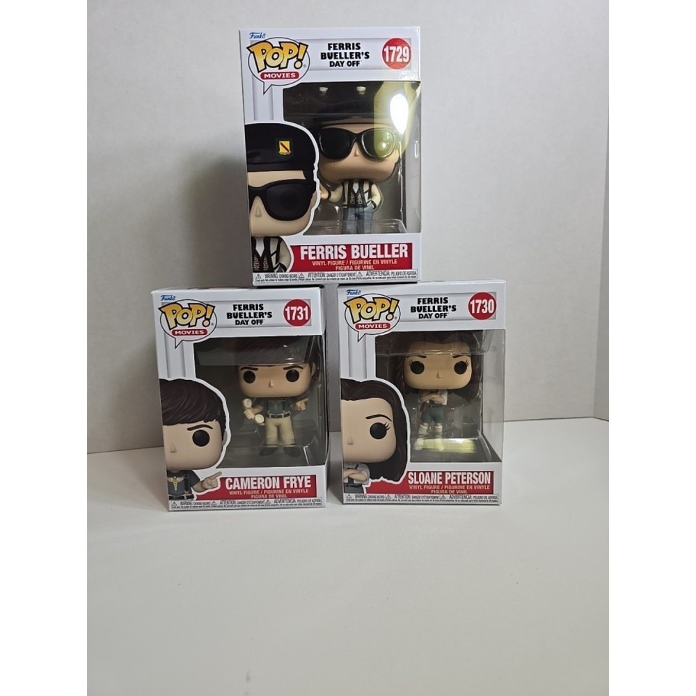 Funko POP! Movies Ferris Bueller's Day Off Set of 3 #1729-1731